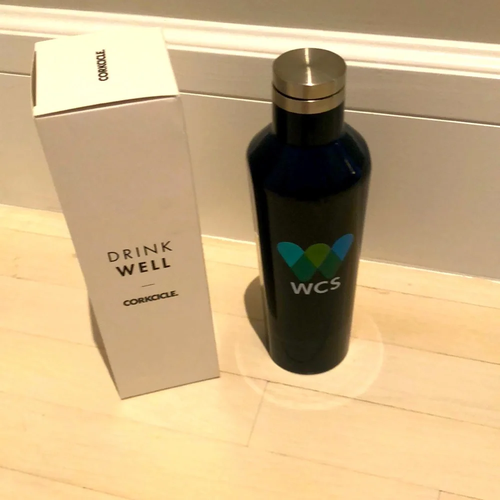 Corkcicle  WCS canteen blue 16 oz NWT